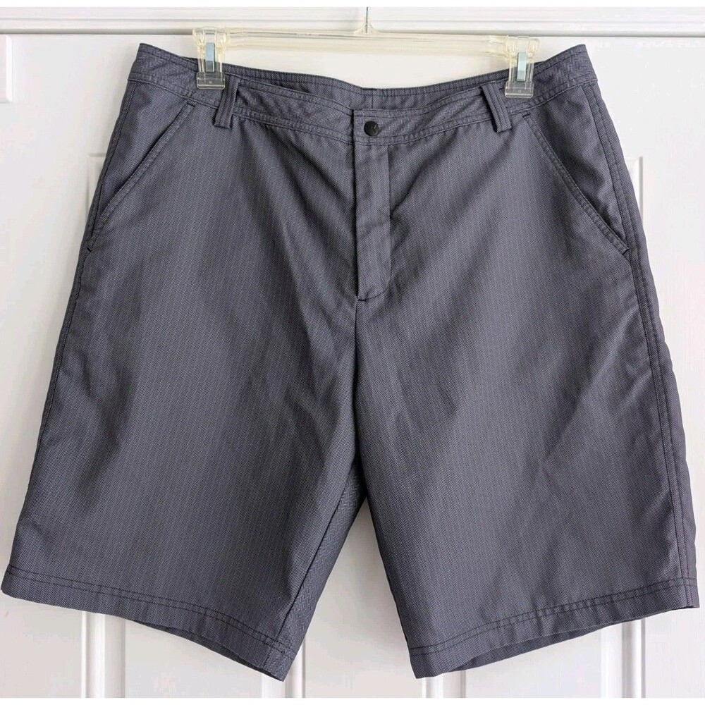 Puma Sports Golf Tech Performance Shorts Men's 38x11 Gray Stripes Athleisure